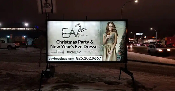 Illuminated Mini Billboard