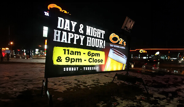 Portable Illuminated Signage