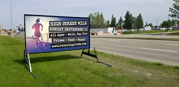 Roadside Temporary Signage