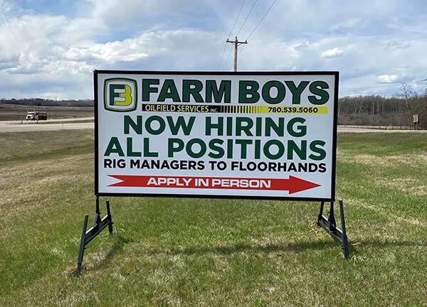 Temporary Sign Rentals